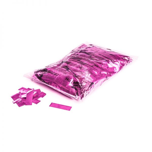 Konfetti Rectangles 55x17mm Pink-Flitter